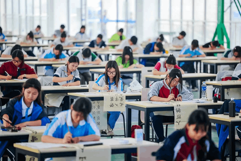图5 书法比赛现场